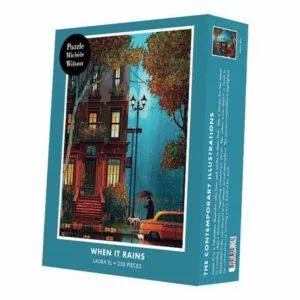 PUZZLE BOIS WILSON - L. EL : WHEN IT RAINS - 350 PIECES
