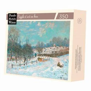 PUZZLE BOIS WILSON - A. SISLEY : RUE DE LOUVECIENNES ENNEIGEE - 350 PIECES