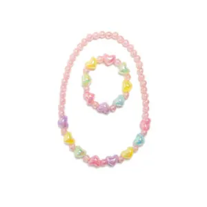 ENSEBLE COLLIER ET BRACELET COEUR - GREAT PRETENDERS