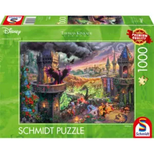 PUZZLE SCHMIDT DISNEY - T. KINKADE : MALEFIQUE - 1000 PIECES