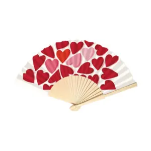 EVENTAIL COEURS - CARTE D'ART