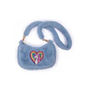 SAC A MAIN PELUCHE ARC EN CIEL BLEU - GREAT PRETENDERS