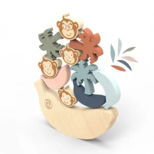 JEU D'EQUILIBRE LA FAMILLE SINGE - SPEEDY MONKEY