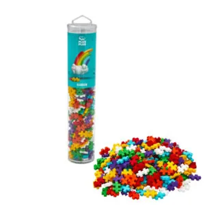 PLUS PLUS - MEGA TUBE ARC EN CIEL - 240 PIECES