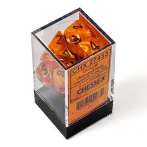 SET DE DÉS - ORTEX ORANGE:NOIR - CHX27433