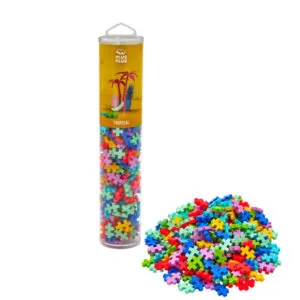 PLUS PLUS - MEGA TUBE TROPICAL - 240 PIECES