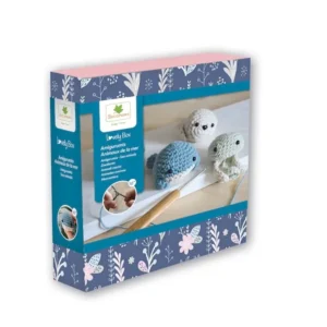 COFFRET CROCHET AMIGURUMI - ANIMAUX DE LA MER - SYCOMORE