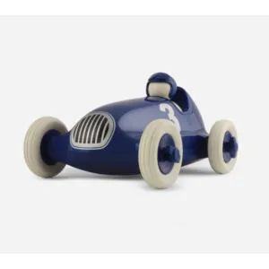 PLAYFOREVER - VOITURE BRUNO BLEU METALLISE - 27 CM