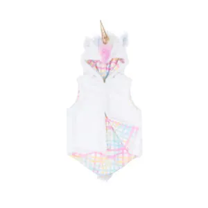 GILET AVEC CAPUCHE LICORNE 5/6 ANS - GREAT PRETENDERS