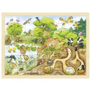 PUZZLE GOKI : DECOUVERTE DE LA NATURE - 96 PIECES