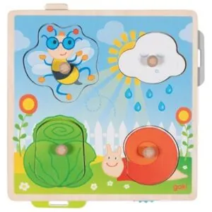 PUZZLE ENCASTREMENT IMAGES CACHEES JARDIN - GOKI