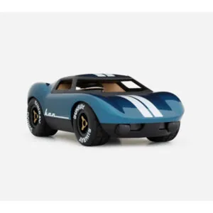 PLAYFOREVER - VOITURE MINI KEN CASH BLEU  /BLANC - 17 CM