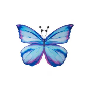 AILES DE PAPILLON BLEUES EN TISSU 4/6ANS - GREAT PRETENDERS