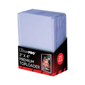 3 X 4 ULTRA CLEAR PREMIUM TOPLOADER 25CT