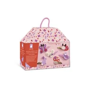 COFFRET BARRETTES A CREER - FLOWER GARDEN - JANOD