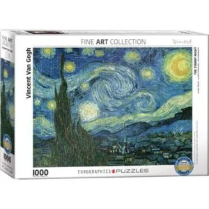 PUZZLE EUROGRAPHICS - BEAUX-ARTS - V. VAN GOGH : LA NUIT ETOILEE - 1000 PIECES