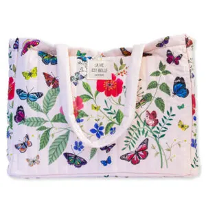 GRAND CABAS MATELASSE PAPILLONS - CARTES D'ART