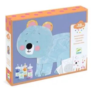 COFFRET PEINTURE A DOIGTS LES PATOUILLES - DJECO