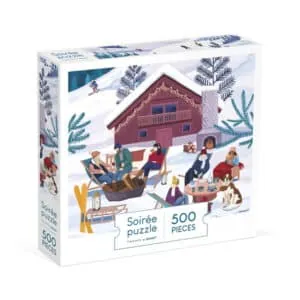PUZZLE JANOD : HIVER A LA MONTAGNE - 500 PIECES