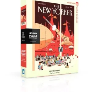 PUZZLE NYPC - COUVERTURE DU NEW YORKER PAR L. PEARSON : EMBARQUEMENT IMMEDIAT - 1000 PIECES