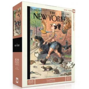 PUZZLE NYPC - COUVERTURE DU NEW YORKER PAR PETER DE SEVE : FAUNE LOCALE - 1500 PIECES