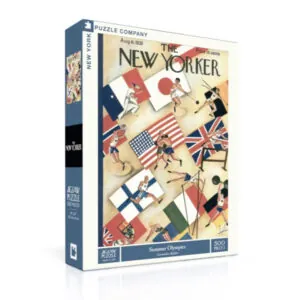 PUZZLE NYPC - COUVERTURE DU NEW YORKER PAR C. ALAJALOV : JEUX OLYMPIQUES ETE - 500 PIECES