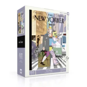 PUZZLE NYPC - COUVERTURE DU NEW YORKER PAR RICHARD MC GUIRE : DISTORSION TEMPORELLE - 1500 PIECES