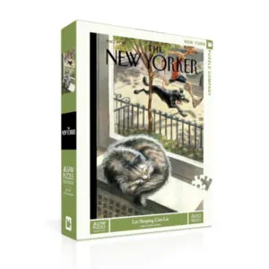 PUZZLE NYPC - COUVERTURE DU NEW YORKER PAR P. DE SEVE : LAISSER DORMIR LES CHATS - 500 PIECES