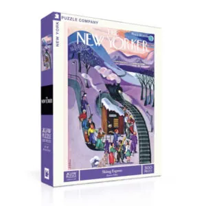PUZZLE NYPC - COUVERTURE DU NEW YORKER PAR B. TOBIAS : SKI EXPRESS - 500 PIECES