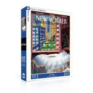 PUZZLE NYPC - COUVERTURE DU NEW YORKER PAR JEAN-JACQUES SEMPE : SIESTE DE CHAT - 1000 PIECES