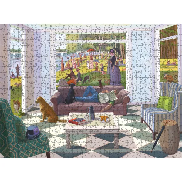 PUZZLE POMEGRANATE - K. FREEMAN : LE JOURNAL DU DIMANCHE - 1000 PIECES – Image 2