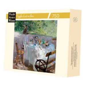 PUZZLE BOIS WILSON - A. HIRSCH PAULI : L'HEURE DU PETIT DEJEUNER - 750 PIECES