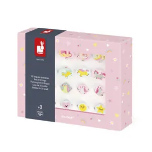 COFFRET 20 BAGUES AJUSTABLES LICORNE - JANOD