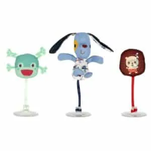 3 PERSONNAGES DE BAIN VENTOUSE JULES ET SES AMIS - LILLIPUTIENS
