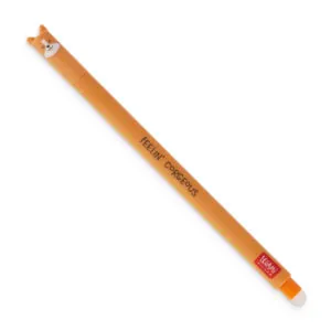 STYLO A ENCRE GEL EFFAÇABLE - ERASABLE PEN CHIEN CORGI - LEGAMI