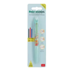 CRAYON GEL EFFACABLE 3 COULEURS FLEURS - LEGAMI
