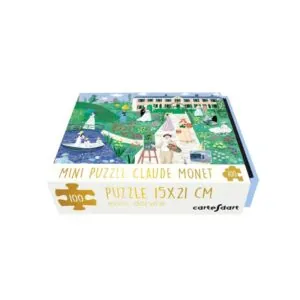 MINI PUZZLE CARTES D'ART : LE JARDIN CLAUDE MONET - 100 PIECES