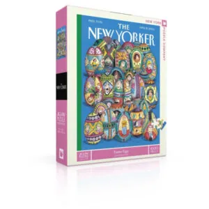 PUZZLE NYPC - COUVERTURE DU NEW YORKER PAR R. CHAST : OEUFS DE PAQUES - 1000 PIECES