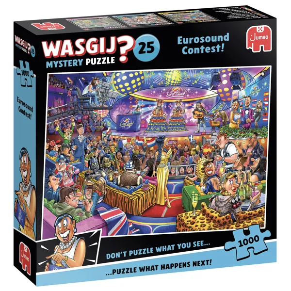 PUZZLE WASGIJ - MYSTERY 25 : EUROSOUND CONTEST - 1000 PIECES