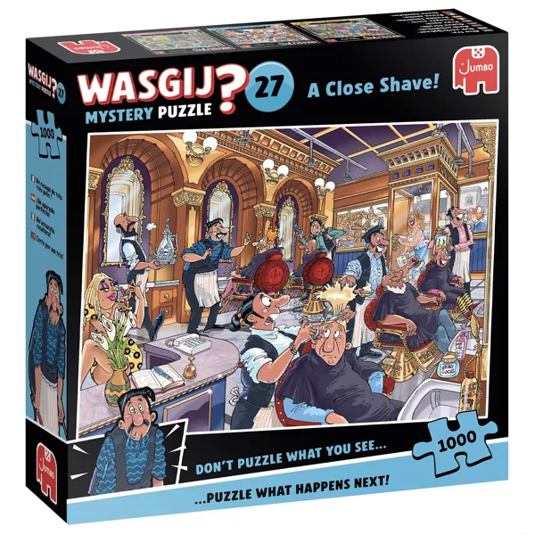 PUZZLE WASGIJ - MYSTERY 27 : UN RASAGE DE TRES TRES PRES - 1000 PIECES