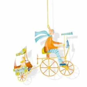 MOBILE TRIPLES AU CHIEN ORANGE - L'OISEAU BATEAU