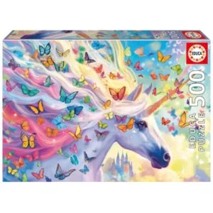 PUZZLE EDUCA : LICORNE ARC-EN-CIEL - 500 PIECES