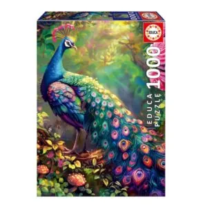 PUZZLE EDUCA : JARDIN DE PAONS  - 1000 PIECES