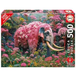 PUZZLE EDUCA : ELEPHANT FLEURI - 500 PIECES