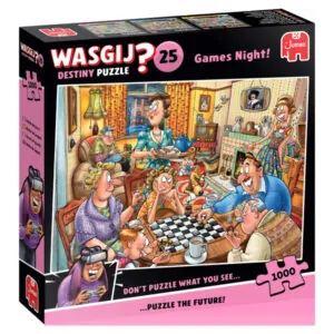 PUZZLE WASGIJ - DESTINY 25 : SOIREE DE JEUX - 1000 PIECES