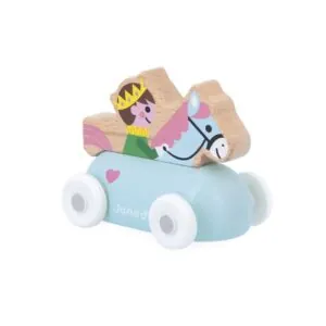 VOITURE EN BOIS PRINCE ROULANT ROYAUME ENCHANTE CROSS ROADS - JANOD