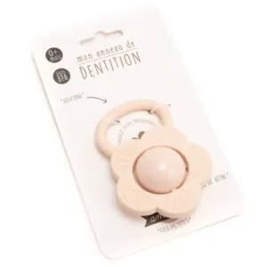 FLEUR DE DENTITION ROSE - AMADEUS LES PETITS