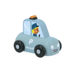 VOITURE DE POLICE EN BOIS VILLE CROSS ROADS - JANOD