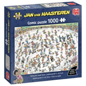 PUZZLE JAN VAN HAASTEREN : FAIRE DU SKATE - 1000 PIECES