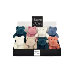 PELUCHE HIPPO DOUCEUR 18 CM - HISTOIRE OURS